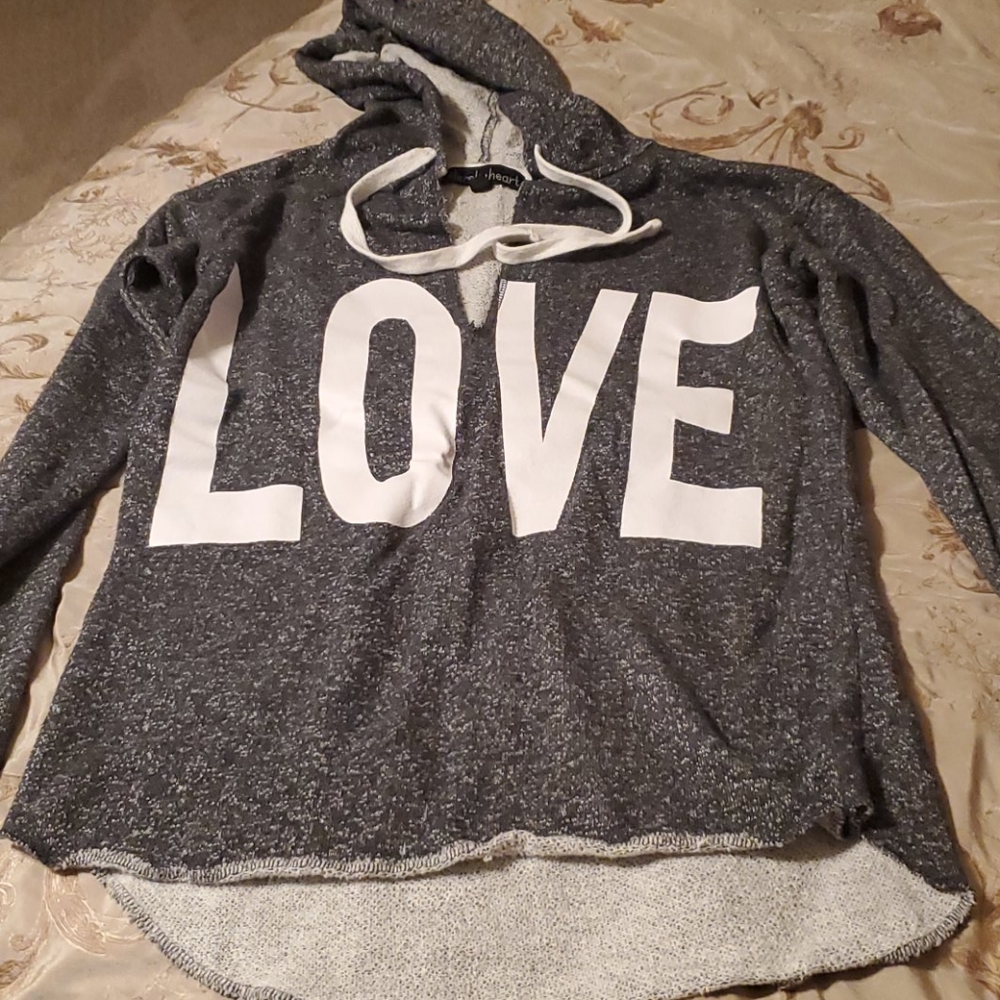 Gray hoodie